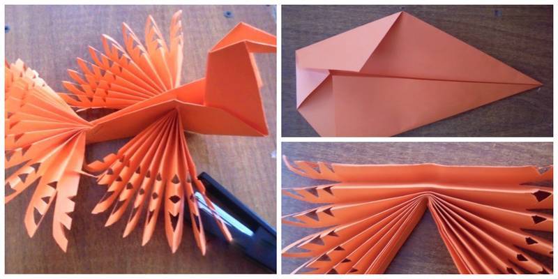 Оригами птица из бумаги для детей пошагово: простая технология изготовления для начинающих